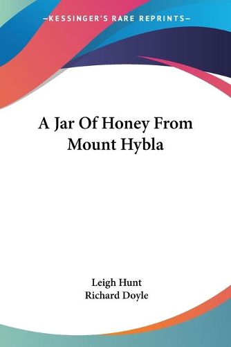Cover image for A Jar of Honey from Mount Hybla