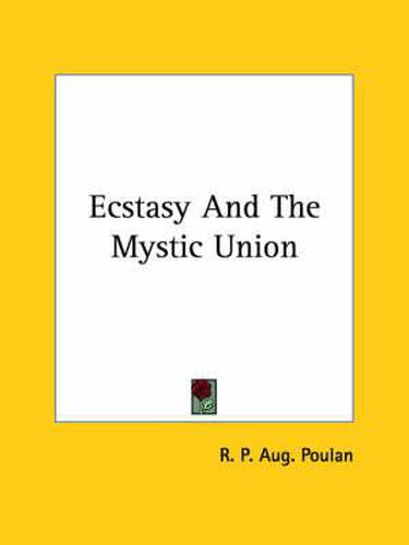 Cover image for Ecstasy and the Mystic Union