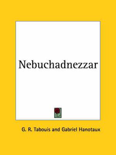 Cover image for Nebuchadnezzar (1931)