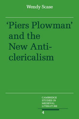 Cover image for Piers Plowman and the New Anticlericalism