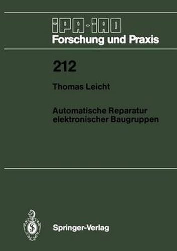 Cover image for Automatische Reparatur elektronischer Baugruppen