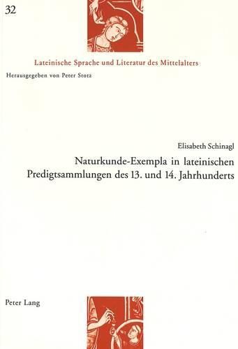 Cover image for Naturkunde-Exempla in Lateinischen Predigtsammlungen Des 13. Und 14. Jahrhunderts