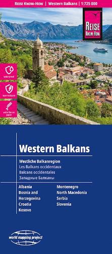 Cover image for Western Balkans Map 1:725,000