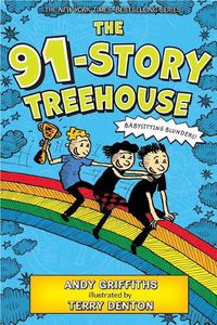 Cover image for The 91-Story Treehouse: Babysitting Blunders!