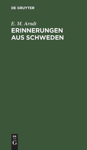 Cover image for Erinnerungen Aus Schweden: Eine Weihnachtgabe