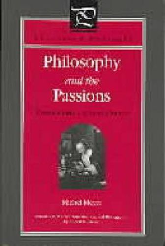 Cover image for Philosophy and the Passions: Toward a History of Human Nature