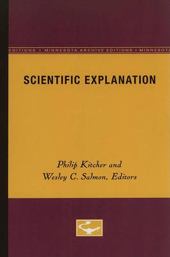 Cover image for Scientific Explanation