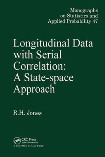 Cover image for Longitudinal Data with Serial Correlation: A State-space Approach: A State-Space Approach