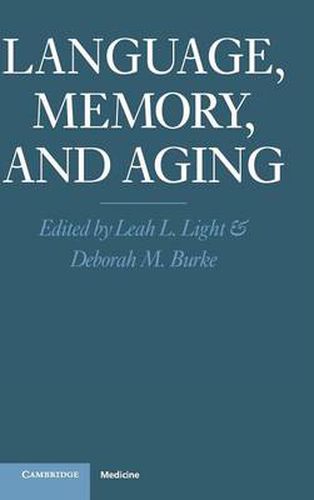 Cover image for Language, Memory, and Aging