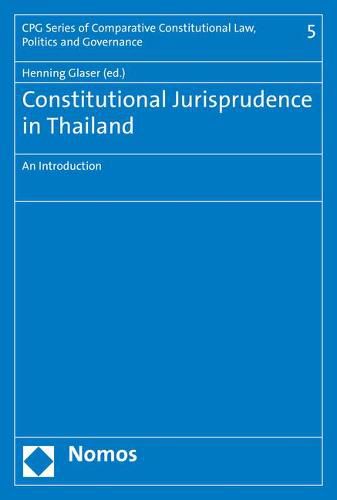 Cover image for Constitutional Jurisprudence in Thailand: An Introduction