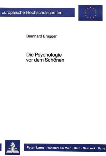 Cover image for Die Psychologie VOR Dem Schoenen