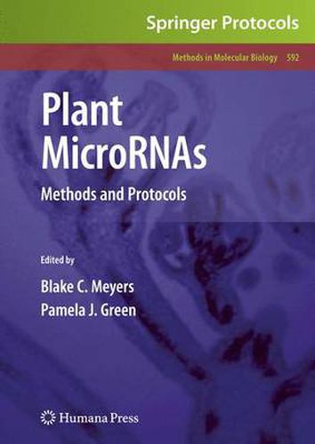 Cover image for Plant MicroRNAs: Methods and Protocols