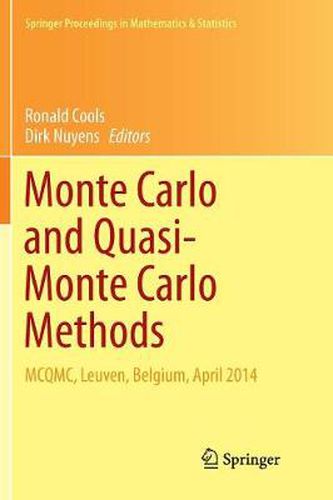 Cover image for Monte Carlo and Quasi-Monte Carlo Methods: MCQMC, Leuven, Belgium, April 2014