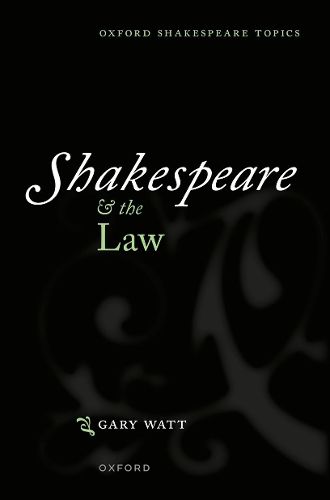 Cover image for Shakespeare and the Law