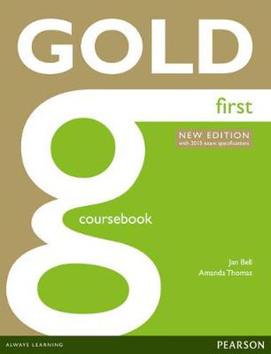 Cover image for Gold First New Edition Coursebook