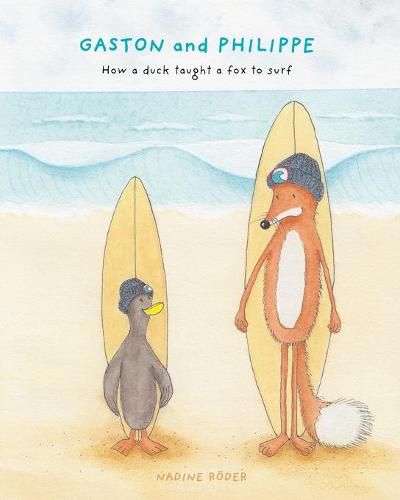 GASTON and PHILIPPE - How a duck taught a fox to surf (Surfing Animals Club)