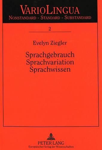 Cover image for Sprachgebrauch - Sprachvariation - Sprachwissen: Eine Familienfallstudie