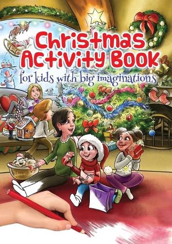 Cover image for Christmas Activity Book for kids with big imaginations