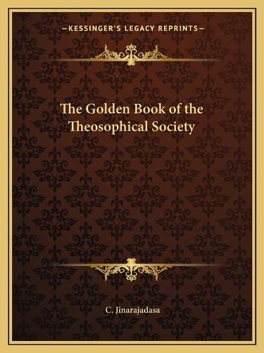 The Golden Book of the Theosophical Society