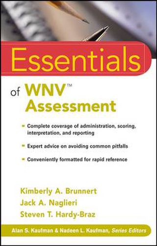 Cover image for Essentials of WNV Assessment