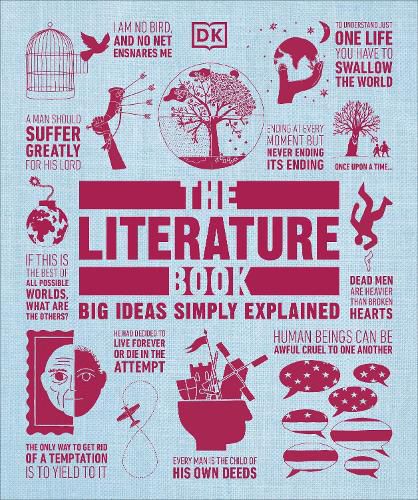 Cover image for The Literature Book: Big Ideas Simply Explained