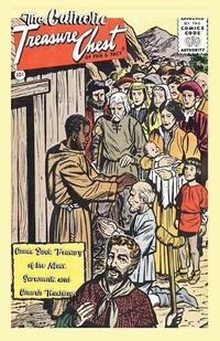 Cover image for The Catholic Treasure Chest Comic Book Treasury of the Mass, Sacraments, and Church Teachings