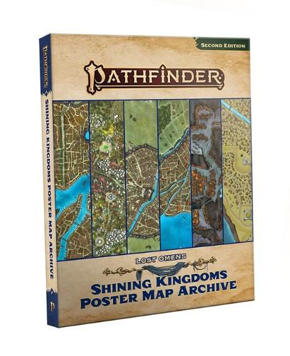 Cover image for Pathfinder Lost Omens Shining Kingdoms Poster Map Archive (P2)