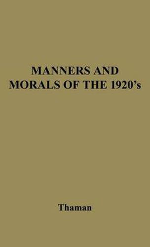 Cover image for Manners and Morals