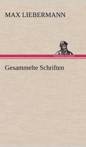 Cover image for Gesammelte Schriften