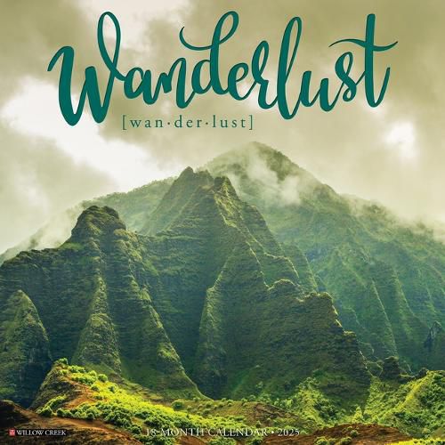 Cover image for Wanderlust 2026 12 X 12 Wall Calendar