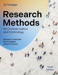 Cover image for Research Methods for Criminal Justice and Criminology