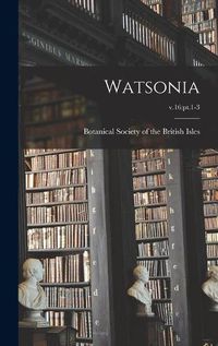 Cover image for Watsonia; v.16: pt.1-3