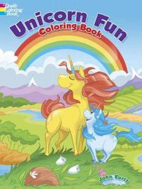 Cover image for Unicorn Fun Coloring Book