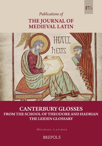 Cover image for Canterbury Glosses from the School of Theodore and Hadrian