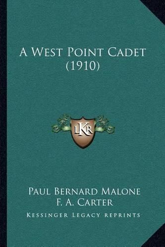 Cover image for A West Point Cadet (1910)