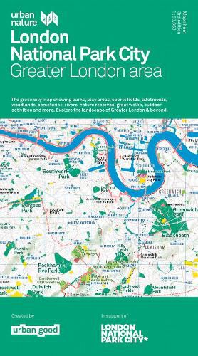 Cover image for London National Park City: Greater London Area Urban Nature Map