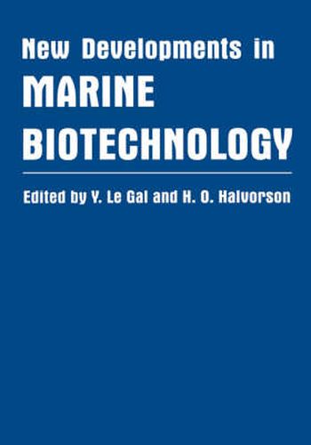 Cover image for New Developments in Marine Biotechnology