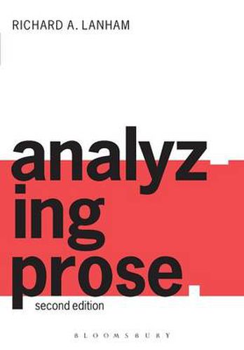 Cover image for Analyzing Prose: Second Edition