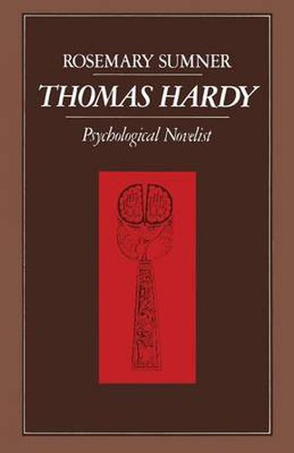 Cover image for THOMAS HARDY: Psychological Novelist