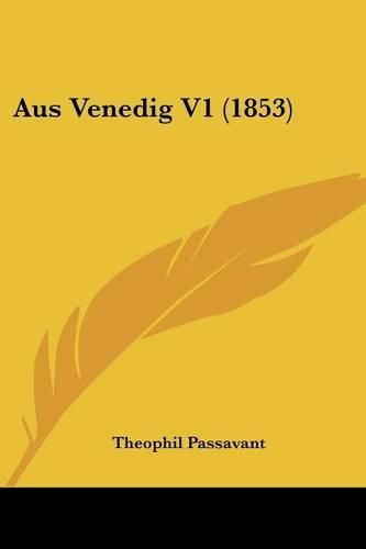 Cover image for Aus Venedig V1 (1853)