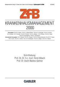 Cover image for Krankenhausmanagement 2000