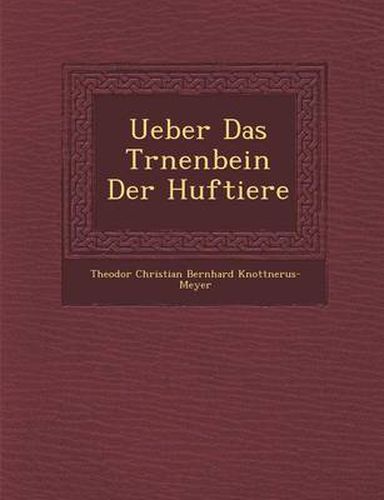 Ueber Das Tr Nenbein Der Huftiere