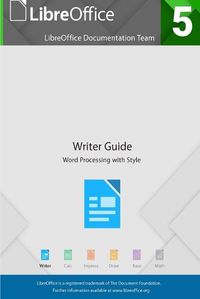 Cover image for LibreOffice 5.4 Writer Guide