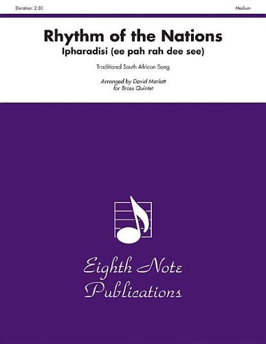 Cover image for Rhythm of the Nations: Ipharadisi (Ee Pah Rah Dee See), Score & Parts