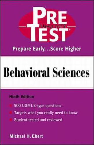 Cover image for Behavioral Sciences: PreTest Self-Assessment and Review