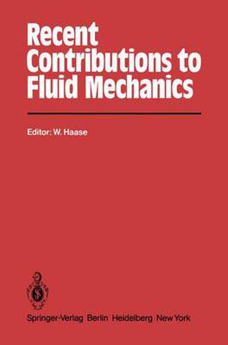 Cover image for Recent Contributions to Fluid Mechanics