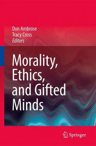 Cover image for Morality, Ethics, and Gifted Minds