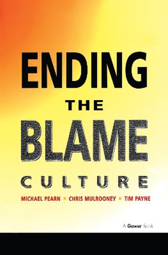 Cover image for Ending the Blame Culture