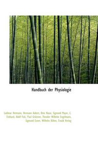 Cover image for Handbuch Der Physiologie