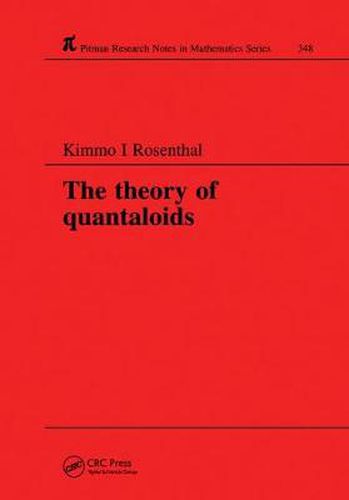 Cover image for The Theory of Quantaloids